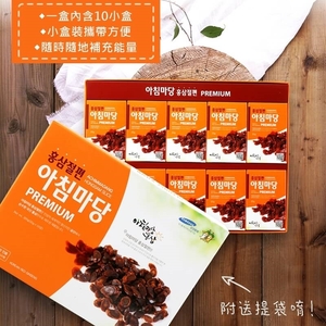 【韓國ACHIMMADANG】蜜紅蔘切片禮盒附提袋 (一大盒內含10小盒)
